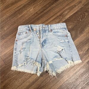 Distressed Aeropostal Jean shorts